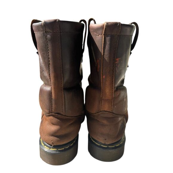 Dr Martens Icon Steel Toe Work Boots Brown Leather M9 L10 Industrial Anti Static - Picture 6 of 16